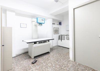 Sala de radiografía en Els Llops Clinica Veterinaria Castelldefels